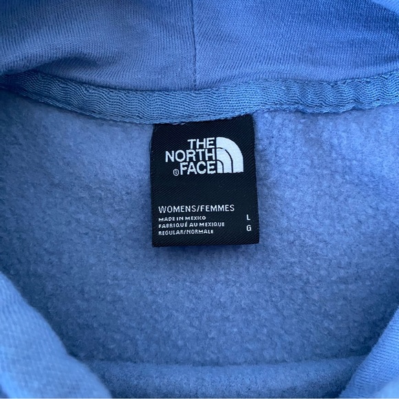 the north face blue hoodie (size large) - Picture 3 of 4